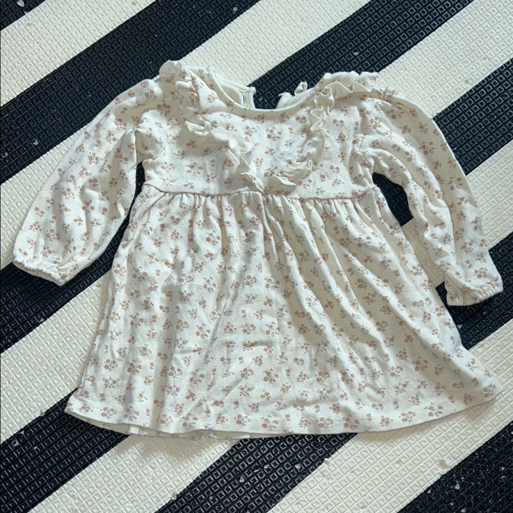 Floral Long Sleeve Baby Dress